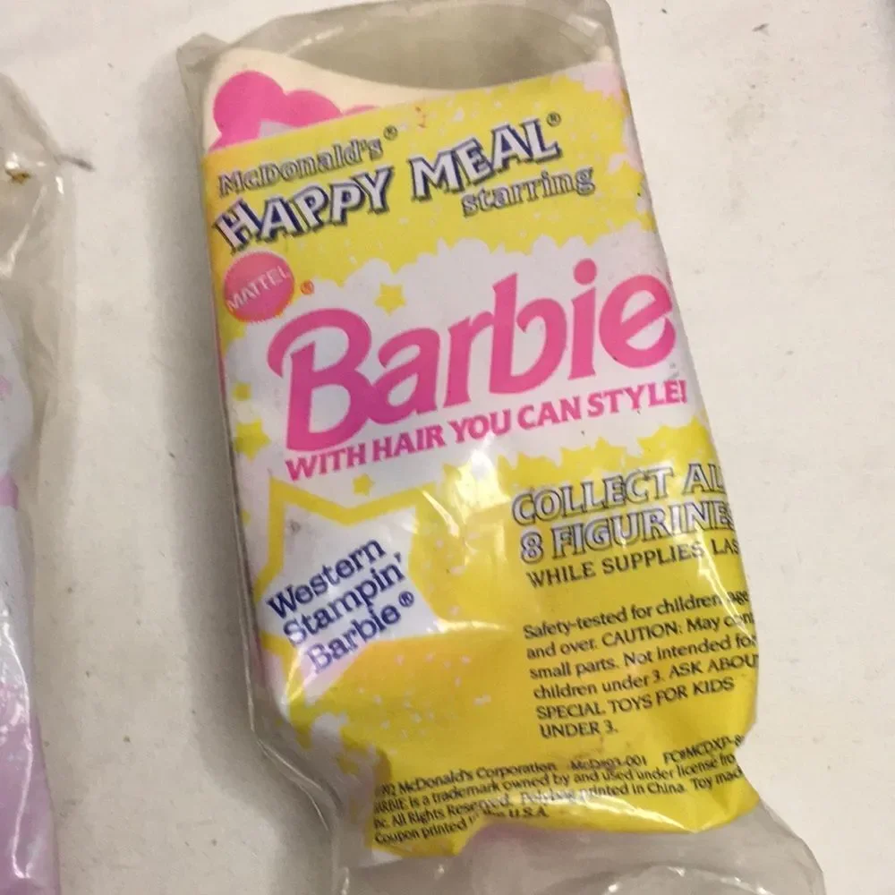 1992 McDonalds Happy Meal Barbie Toys